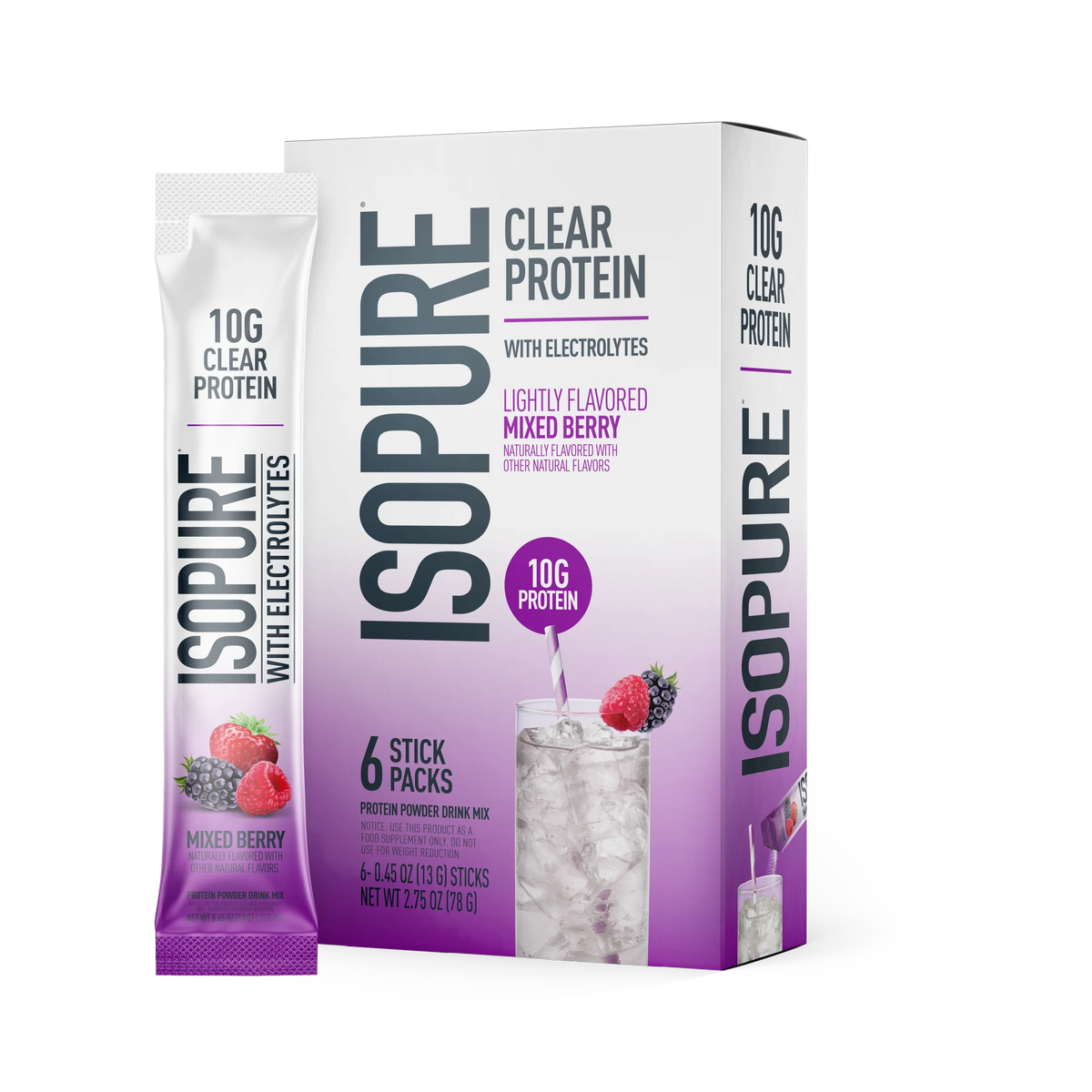 ISOPURE® Clear Protein Stick Packs